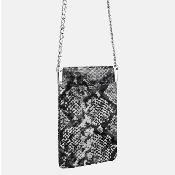 ZARA Vinyl Animal Print Crossbody Cell Phone Bag - Picture 7 of 8